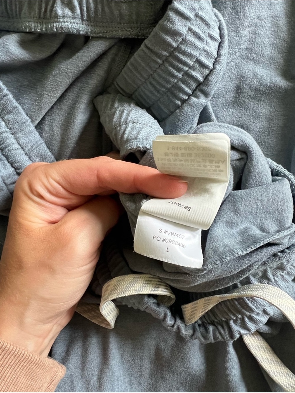 Vuori Women’s Flint Blue Boyfriend Sweatpants Large - Picture 5 of 5